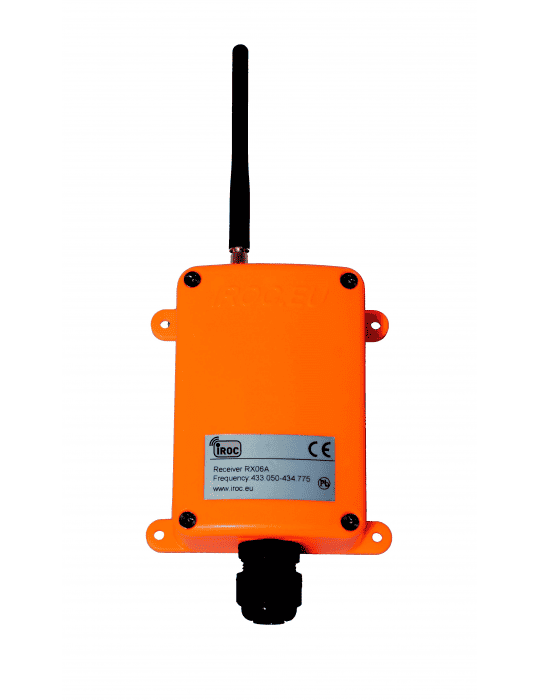 Récepteur 6 Relais NO+NC, Alimentation 9-28VAC / 9-40VDC