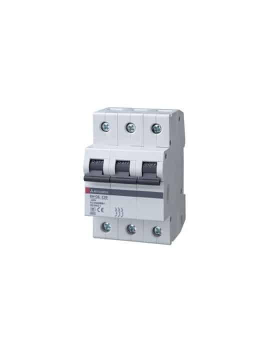 Disjoncteur 3-pole, Calibre 10A Courbe C